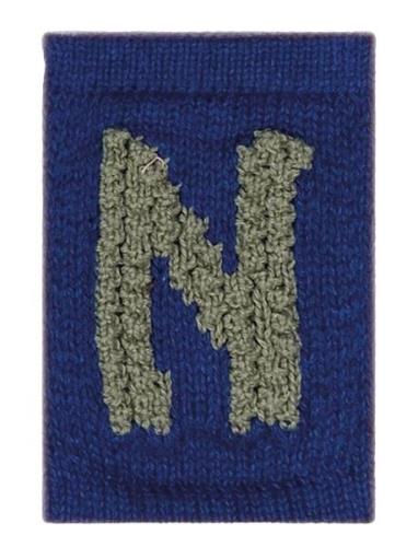 Knitted Letter N, Blue Home Kids Decor Decoration Accessories-details ...