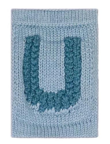 Knitted Letter U, Blue Home Kids Decor Decoration Accessories-details ...