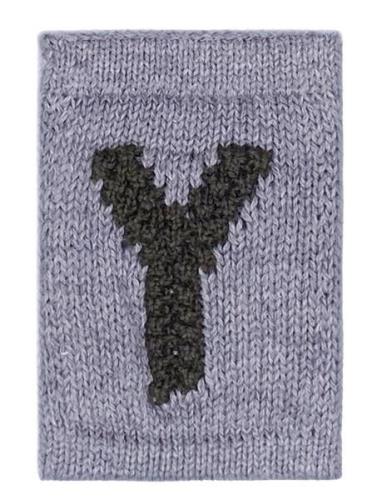 Knitted Letter Y, Blue Home Kids Decor Decoration Accessories-details ...