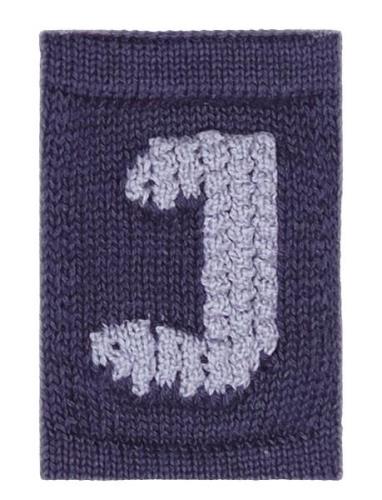 Knitted Letter J, Blue Home Kids Decor Decoration Accessories-details ...