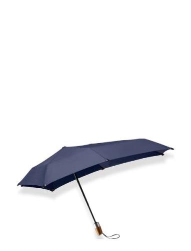 Senz ° Mini Automatic Deluxe Foldable Storm Umbrella, Paraply Navy Sen...