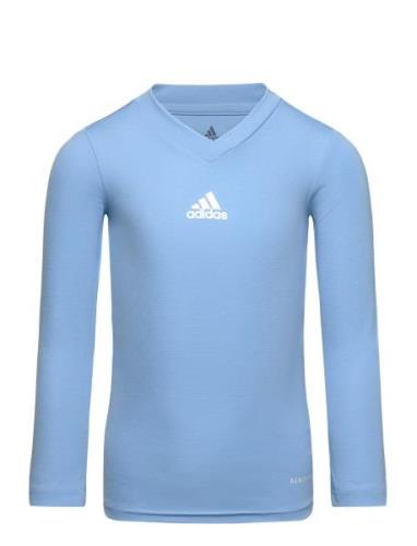 Team Base Tee Y Sport T-shirts Long-sleeved T-Skjorte Blue Adidas Perf...