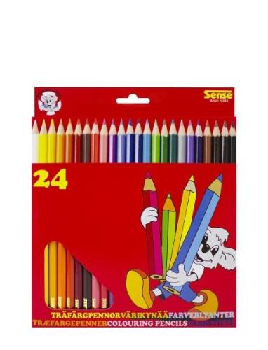 Träfärgp 24-P Toys Creativity Drawing & Crafts Drawing Coloured Pencil...