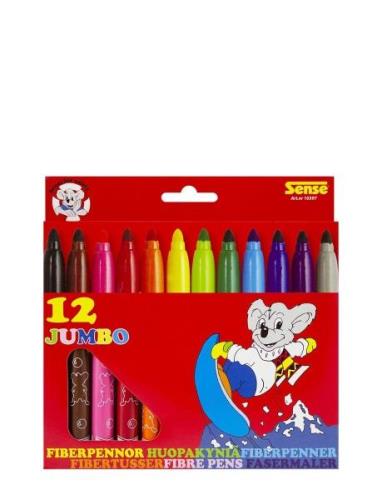 Fiberpen Jumbo 12-P Toys Creativity Drawing & Crafts Drawing Coloured ...