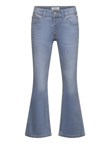 Trousers Denim Flare Freja Bottoms Jeans Bootcut Jeans Blue Lindex