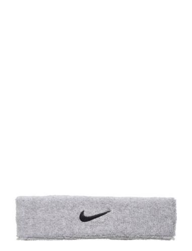 Nike Swoosh Headband Sport Headwear Headbands Silver NIKE Equipment