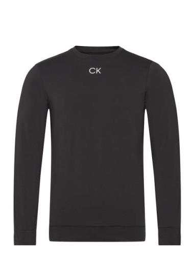 Baselayer With Ck Chest Print Sport Base Layer Tops Black Calvin Klein...