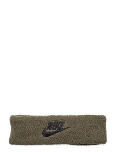 Nike W Headband Sherpa Sport Headwear Headbands Khaki Green NIKE Equip...