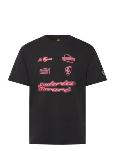 Ferrari Race Neon Energy Archivetee Sport Men Sports Clothes Sport Top...