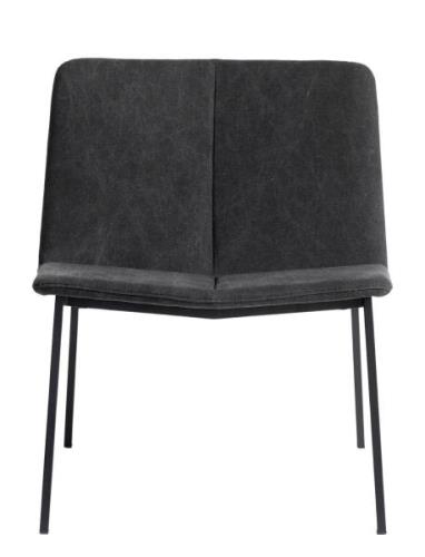 Lounge Chair Chamfer Anthracite - Anthracite/Black Home Furniture Chai...