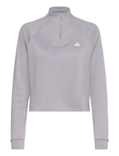 Adidas Train Essentials Minimal Branding 1/4 Zip Cover Up Sport Women ...