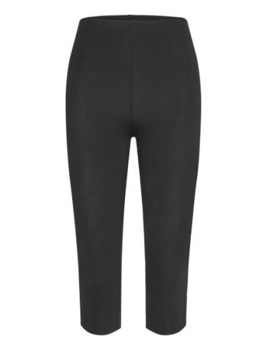 Leggings Vigge Bottoms Trousers Capri Trousers Black Lindex