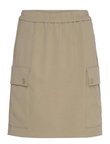 Te Iw Skirt Skirts Short Skirts Khaki Green InWear