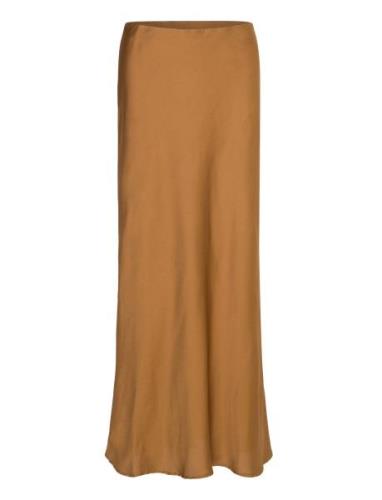 Acaciabbjoanelle Skirt Skirts Maxi Skirts Brown Bruuns Bazaar