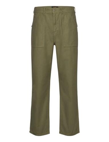 Fat Pant Designers Trousers Casual Khaki Green Stan Ray