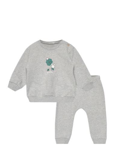 Set Sweater+Trousers Sets Sets With Long-sleeved T-shirt Grey United C...