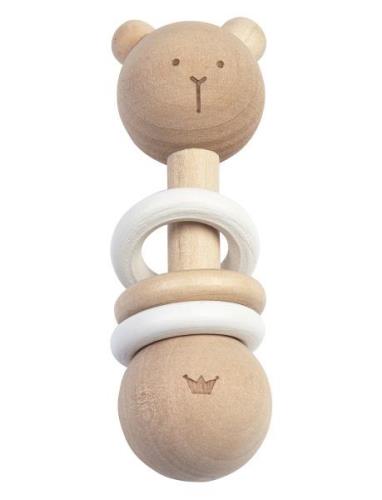 Bambam - Miljøvenlig Trætangle - Bjørn Toys Baby Toys Rattles Beige Ba...