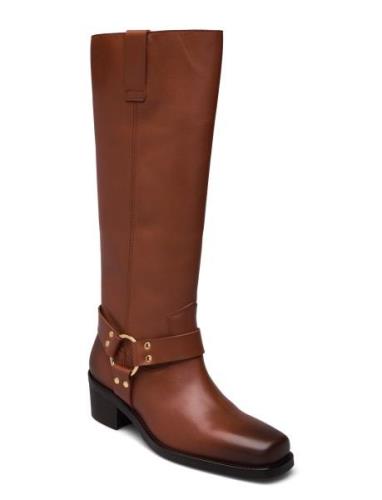 Long Boots Shoes Boots Cowboy Boots Brown Billi Bi