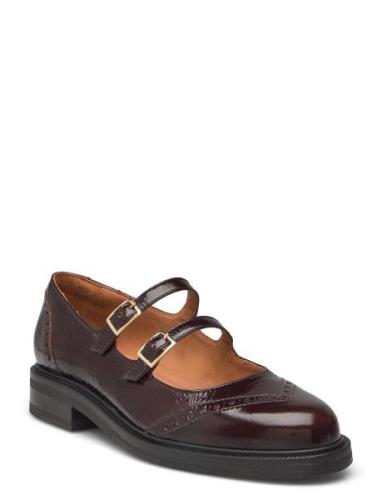 Shoes Shoes Flat Loafers Burgundy Billi Bi