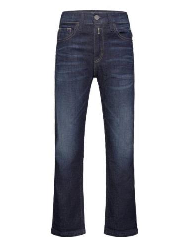 Thad Trousers Boyfriend Bottoms Jeans Loose Jeans Blue Replay