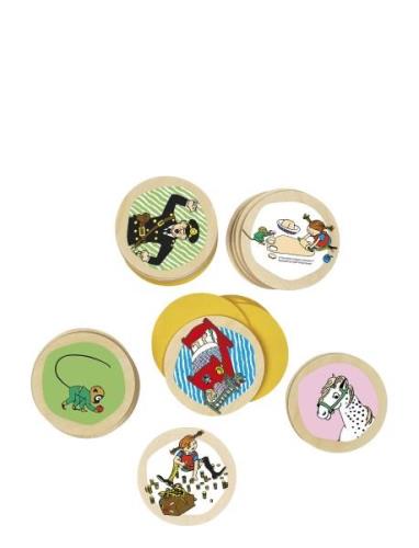 Pippi Memo Wood Toys Puzzles And Games Games Memory Multi/patterned Pi...