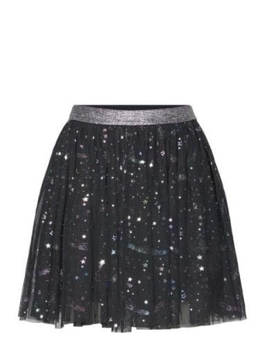 Skirt Mesh Rainbow Stars Dresses & Skirts Skirts Tulle Skirts Black Li...