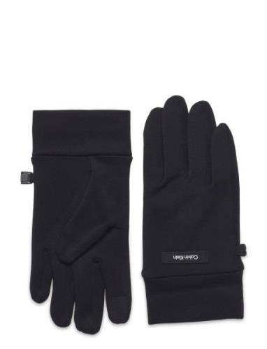 Neoprene Gloves Accessories Gloves Finger Gloves Black Calvin Klein