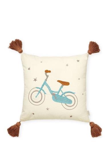 Embroidered Cushion Home Kids Decor Cushions Cream Cam Cam Copenhagen