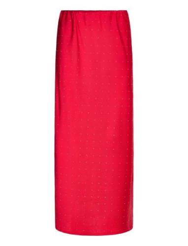 Julieta Skirt Skirts Maxi Skirts Red Noella