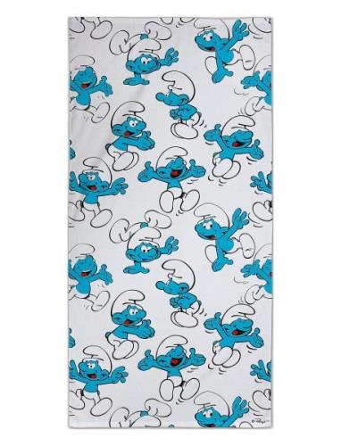 Smurf Towel Home Bath Time Towels & Cloths Towels Multi/patterned Björ...