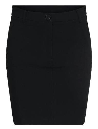 Yasbella Hmw Pencil Skirt S. Noos Skirts Short Skirts Black YAS