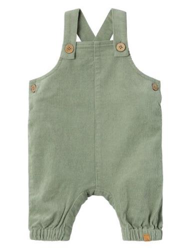 Nbmobert Cord Overall 6411-Hg O Lil Bottoms Dungarees Green Lil'Atelie...