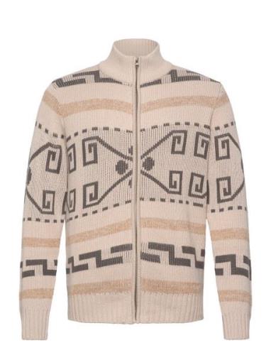 Inbent Tops Knitwear Cardigans Beige INDICODE