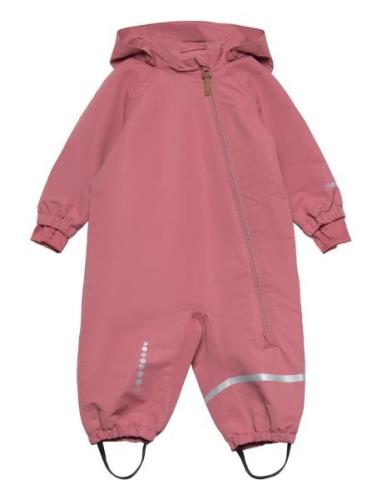 Shell Suit Outerwear Coveralls Softshell Coveralls Pink Minymo