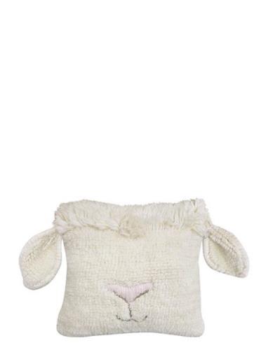 Woolable Cushion Pink Nose Sheep Home Kids Decor Cushions Cream Lorena...