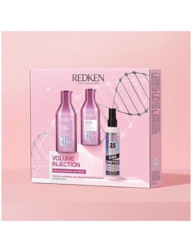 Volume Injection Holiday Gift Set  Hårsæt Nude Redken