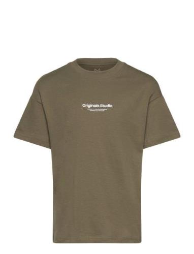 Jorvesterbro Tee Ss Crew Neck Noos Jnr Tops T-Kortærmet Skjorte Khaki ...