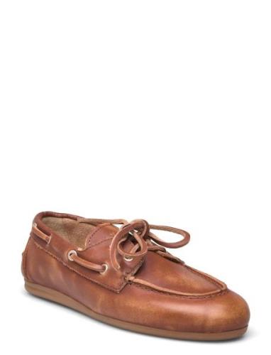 Marin Shoes Flat Loafers Brown Pavement