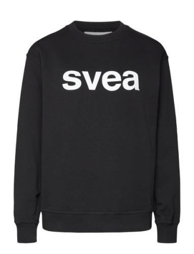 Swcowen Sweatshirt Tops Sweatshirts & Hoodies Sweatshirts Black Svea