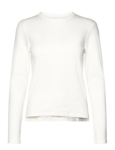 Lucy Longsleeve Tops T-shirts & Tops Long-sleeved White Creative Colle...