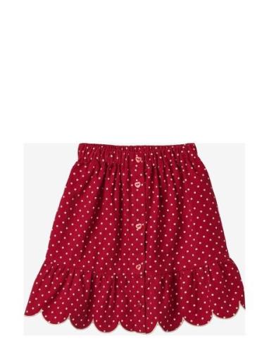 Dolly Dot Skirt Dresses & Skirts Skirts Short Skirts Red Fliink