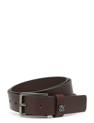 Gael-Hu-Go_Sz30 Designers Belts Classic Belts Brown HUGO