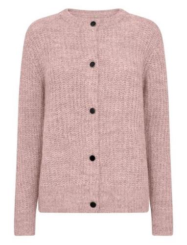 Sc-Torino Tops Knitwear Cardigans Pink Soyaconcept