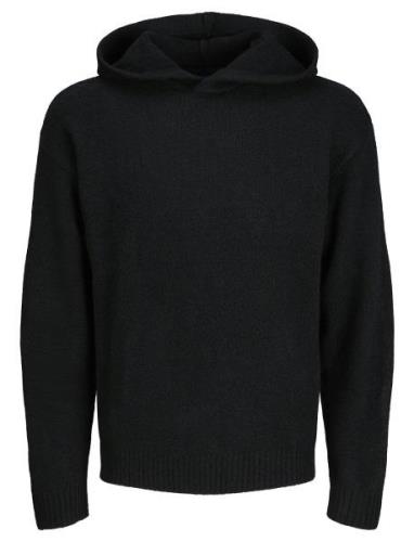 Jorollie Knit Hood Styd Aw24 Tops Sweatshirts & Hoodies Hoodies Black ...