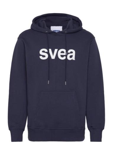 Smcowen Hoodie Tops Sweatshirts & Hoodies Hoodies Navy Svea