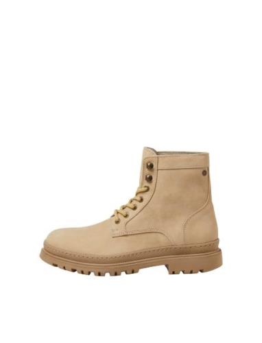 Jfwchapel Nubuck Boot Ln Snørestøvler Beige Jack & J S