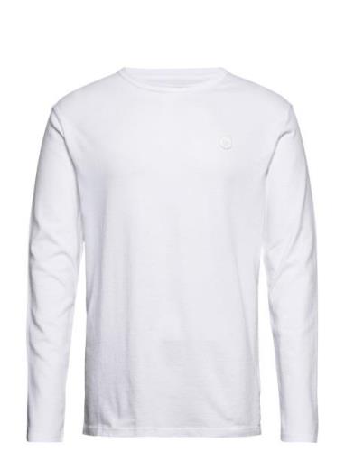 Mel Long Sleeve Tops T-Langærmet Skjorte White Double A By Wood Wood