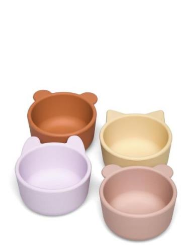 Malene Silic Bowl 4-Pack Home Meal Time Plates & Bowls Bowls Pink Liew...