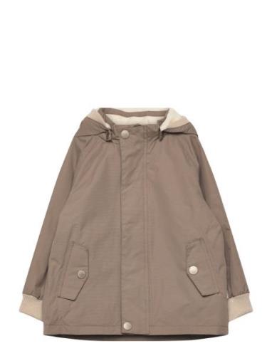 Matwally Fleece Lined Spring Jacket. Grs Skaljakke Outdoorjakke Brown ...