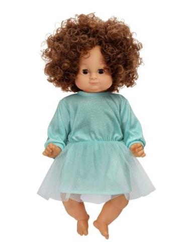 Lillan Docka Mörkt Hår 36Cm Toys Dolls & Accessories Dolls Multi/patte...